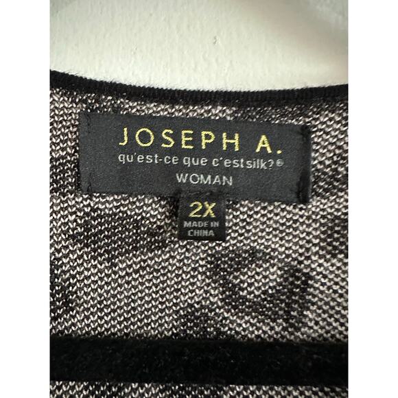 JOSEPH A Lightweight Animal Leopard Print Long Cardigan Ombre Artsy Soft - Sz 2X - Picture 4 of 5